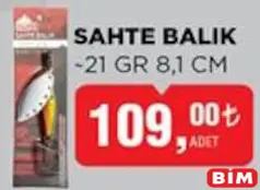 NORTH PACİFİC SAHTE BALIK 21 GR 8,1 CM NORTH PACİFİC SAHTE BALIK 21 GR 8,1 CM